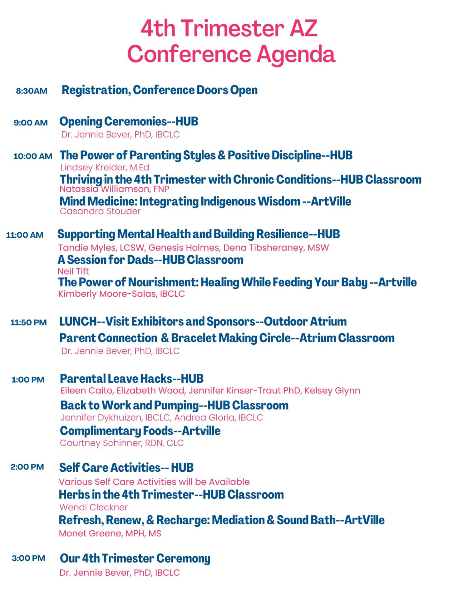 Updated Agenda 2025